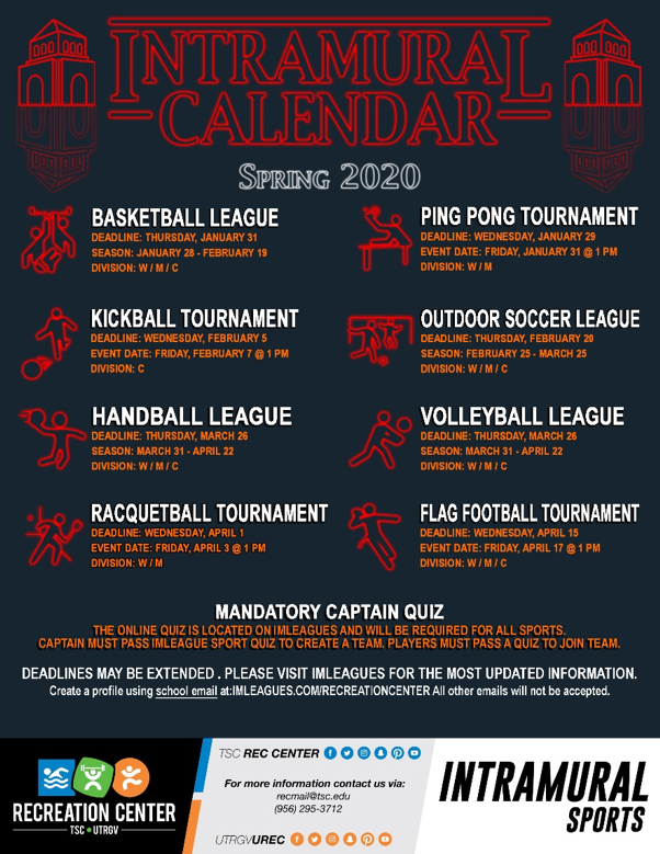 intramural-calendar