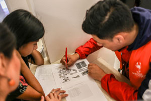 Newly-admitted Texas Southmost College students receive information about federal aid, loan programs, scholarships and grants at the college’s financial aid department, located on the first floor of the Oliveira Student Services Center.