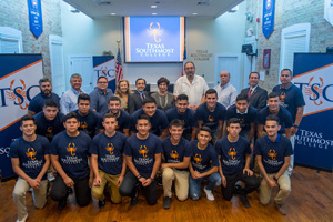 The TSC men’s soccer club was announced during the TSC Board of Trustees meeting in August. The club will compete in the Texas Collegiate Soccer League’s South Developmental Conference in fall 2018.